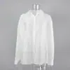 Camisa Ligera Estilo Francés Transfronteriza de Tencel 2026 Primavera/Verano Nuevo Estilo Ins Europeo y Americano Suelta de Manga Larga Casual para Mujer