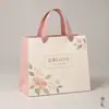 Bolsas de dulces para bodas, papel kraft engrosado y ecológico, bolsas de regalo coloridas, tamaño pequeño, con asa en forma de techo, reciclables, adecuadas para estudiantes