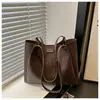 Bolso de Hombro Retro de Gran Capacidad Transfronterizo 2026 Nueva Moda Versátil Simple Casual Elegante para Hombro/Axila para Mujer
