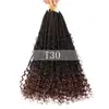 Cabelo para Crochê de Dreadlocks Africanos Trança de Três Fios Fly 14 polegadas Peruca de Fibra Química Europeia e Americana Box Braids Goddess