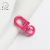 Fivela de mini porta rotativa colorida fofa de liga, joias DIY, enfeites de bolsa, acessórios de contas, componentes de chaveiro, atacado
