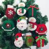 Decoración de tela de Amazon Yama caricatura árbol de Navidad Navidad árbol de Navidad pequeño colgante nuevos adornos decorativos traje de arte
