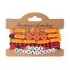Set de Pulseras de Arcilla Polimérica Estilo Deportivo Más Vendido Transfronterizo Baloncesto Fútbol Voleibol Multicapa Apilable Joyería de Mano con Cuentas de Letras