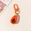Llavero Colgante Serie Frutas de Verano Lindo Fruta Resina DIY Accesorios Adornos Pareja Estudiante Mochila Colgante