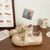 Tênis de treino alemão com sola grossa feminino, novo modelo de verão 2025, sapatos de cano baixo respiráveis e versáteis, tênis esportivos casuais retrô super populares