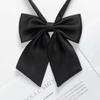 Lizi Cerdo Jk Color Sólido Pluma Corbata de Lazo Angulada Camisa para Estudiante Mujer Accesorio Pequeño Versátil Japonés Estilo Básico