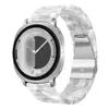 Adecuado para Correa de Reloj Samsung Watch8, Pulsera de Resina de Tres Perlas a la Moda, Hebilla Plegable de Acero con Doble Botón, Correa de Reloj Samsung Watch9