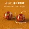 Partículas de Cristal de Cinábrio Areia de Sangue Contas de Areia Vermelha Areia de Cristal Contas Redondas Contas Soltas Acessórios para Joias DIY Produtos Semi-Acabados Atacado