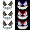 Nueva Luz Decorativa LED para Coche Ojo de Diablo Modificada Luz Ojo Grande Kazilan Decoración Personalizada 11 Modos USB
