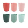Taza de Cerámica sin Asa, Taza de Café Estilo Nórdico, Color Sólido con Líneas Diagonales en Relieve, Diseño Minimalista