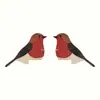 Nuevo producto transfronterizo: Decoración de pared de pájaro de madera bohemia de 2 piezas, adorno de estilo casero para marco de puerta y esquina de gabinete, hecho de madera