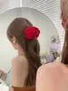 Design de Nicho Caro Mesmo Estilo Presilha de Garra de Rosa Presilha de Tubarão Acessório de Cabeça Recomendado por Blogueira Acessórios de Cabelo de Menina Francesa