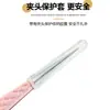 Pinzas para Extensiones de Pestañas Falsas Acero Inoxidable Rizado de Pestañas con Patrón de Fibra Pinzas de Belleza Herramientas de Belleza Fábrica en Stock