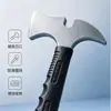 Hacha de cintura para rescate de incendios del fabricante, hacha de demolición multifuncional, en stock para entrega rápida, herramienta de demolición de emergencia, hacha de cintura para rescate de incendios