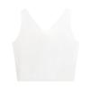 Camiseta sem marcação de Seda de Gelo Feminina Frente e Verso Base para Usar por Cima ou por Baixo Manga Curta Gola U Grande Tamanho Grande Fina Verão