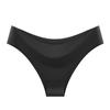 Versión transfronteriza europea y americana de ropa interior bikini sencilla de una pieza sin costuras de seda de hielo para damas, calzoncillos transpirables para niñas, fábrica