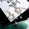 Pendientes S925 Estilo Coreano Combinan con Todo Joyería Larga para Orejas Moda Elegante Elegantes Accesorios para Orejas Pendientes de Borla de Moda Pendientes para Adelgazar el Rostro