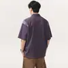 Camiseta de manga corta con solapa de ajuste holgado estilo Old Money para hombre, de verano, secado rápido, casual, con diseño texturizado, polo de pullover