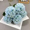 Paquete de hortensia romana de cinco cabezas crisantemo de cinco cabezas flores artificiales de ajuste suave para el hogar decoración de auditorio de bodas camino del escenario flores de simulación de plomo