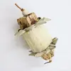 Brinquedo para papagaio carambola palha de milho bucha brinquedo para pássaro bico para rasgar e moer acessórios para gaiola de pássaro