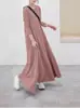 Marca 2020 Outono Estilo Japonês Estilo Japonês e Coreano Casual Feminino Poliéster Gola Redonda Grande Balanço Vestido Fonte Direta