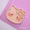 Accesorios de Resina Gato de Dibujos Animados Plato Mediano Diy Gel de Crema Pinza para el Cabello Funda de Teléfono Móvil Hebilla de Zapato Pegatina de Refrigerador Accesorios Lote