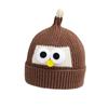 Gorro de bebé otoño e invierno coreano nuevo para hombre y mujer para niños protección para las orejas lindo gorro de lana chupón de bebé gorro de ojos grandes
