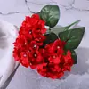 Paleta de flor de simulación de boda hortensia grande flor guía de camino salón de bodas de hotel flor de seda decoración de escena de boda flor artificial