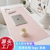Tapete de Mesa, Extra Grande, Resistente a Manchas, à Prova d'Água para Escritório, Protetor Ocular, Tapete de Computador Ecológico de Alta Qualidade, Couro PU, Mouse Pad Simples de Cor Sólida