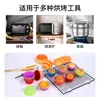 Forma de Silicone para Muffin Redonda Chiffon Bolo Pudim Molde de Silicone Resistente a Alta Temperatura Ponto Venda Atacado