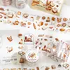 Cinta para Mascotas Crepúsculo Serie de Cartas de Otoño Diario Artístico Material para Manualidades Pegatinas de Bucle Decorativas 6 Diseños a Elegir
