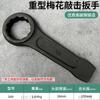 Llave de Impacto Resistente de Boca Abierta con Mango Recto de Cabeza Única con Martillo de Impacto Endurecido Llave de Impacto No Estándar Rígida 77-57 #