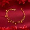 Edición de Oro de Moda Pulsera de Doble Capa con Baño de Oro de Alta Gama Suzuki Suzuki para Niñas Pulsera Suzuki Suzuki de Nicho Ins Lote