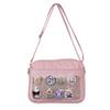 Bolso de mano japonés 2024, nuevo bolso cuadrado pequeño, bolso de moda para mujer, bolso de hombro personalizado, bolso cruzado, comercio exterior transfronterizo