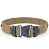 Cinturón de Entrenamiento de Seguridad de Nylon de 5.5cm Cinturón Táctico Tejido de Lona Cinturón Exterior Americano Multifuncional Cinturón de Hombre
