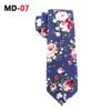 Suministro Listo del Fabricante 2021 Algodón Estampado Cachemira 6cm Corbata Estrecha de Moda para Hombre