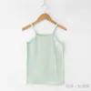 Colete de Algodão Lycra Fino de Verão para Meninos e Meninas, Roupa de Bebê, Camiseta Regata Íntima, Camada Base