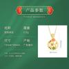 Original Hollow Chinês Clássico Palácio Estilo Simples Moda Banhado A Ouro Esmalte Cor Lótus Folha De Lótus Flor De Ameixa Clavícula Corrente