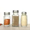 Botella de Condimentos para Cocina Mini Frasco de Vidrio para Espolvorear Caja de Condimentos de Pimienta Comino Botella de Condimentos para Barbacoa Pimienta Embotellada Botella Vacía