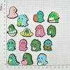 Dinossauro Fofo Pequeno Pvc Borracha Macia Fivela Decorativa Removível para Tamancos, Pingentes de Sapato, Acessórios DIY Transfronteiriços em Estoque