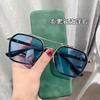 Gafas de sol de doble puente para hombre gafas de sol azul marino parasol para conductor de coche red para el sol rojo rápido mano temblorosa mismas gafas