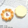 Pizza de Pão Sofá Acessórios de Resina DIY Cola de Creme Grampo Casa de Brinquedo Paisagem em Miniatura Enfeites Pingente Biju