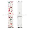 Adecuado para Apple Watch 11 Silicona Estampado Iwatch678910 Correa de Reloj Linda S12 Fabricante