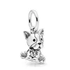 2022 novo pulseira de liga de prata Panjia cachorrinho fofo pingente de contas gatinho pingente de contas atacado