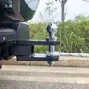 Enganche de remolque tipo pico de pato gancho para remolque de maquinaria agrícola modificación de brazo de remolque barra de remolque rescate todoterreno barra de remolque multifuncional cabeza de bola
