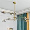 Luminária de galho em vidro artesanal, estilo pós-moderno simples, para sala de estar, restaurante nórdico, quarto, modelo de designer, lustre para sala de estar