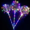 Globo Bobo Famoso en Internet Transparente con Luces Dibujos Animados Globo Bobo Promocional Transparente Luz Brillante Fabricante Atmósfera