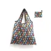 Bolsa de Compras Plegable, Nueva de Gran Capacidad, Bolsa Plegable Ecológica en Stock, Bolsa de Tote de Almacenamiento Plegable Portátil Impresa Creativa