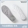 Plantillas deportivas para hombre y mujer, plantillas completas de PU con sensación de "caminar sobre heces", antibacterianas, resistentes al olor, absorbentes de sudor, transpirables, de alta elasticidad, amortiguadoras de impactos, plantillas casuales