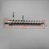 Máquina dosificadora de masterbatch de color, sistema de 16 tornillos, tornillo de acero inoxidable 304 de 8/12/16/20/25/30 mm, soporta